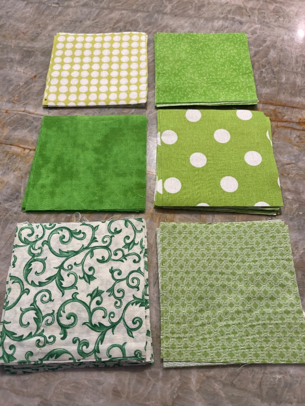 5" Inch Quilt Squares 81 Count
